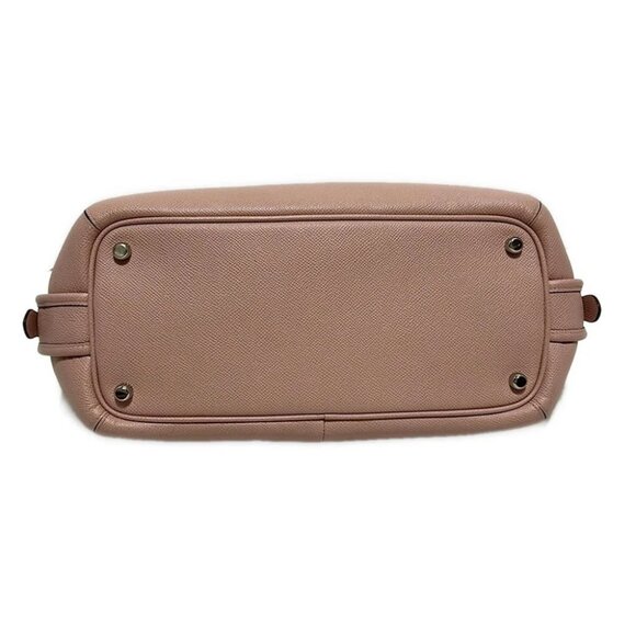 COACH Prince Street Satchel Crossgrained 34939 Light Pink Leather - Handbag - Picture 4 of 9